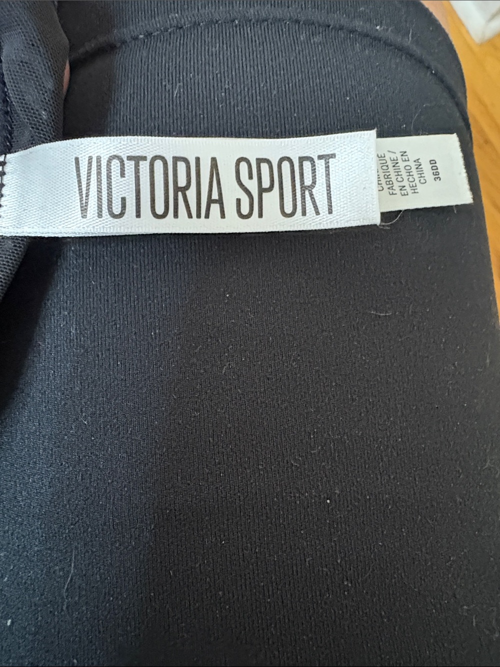 Victoria's Secret Black Galaxy Sports Bra with Mint Straps 36 DD - Picture 3 of 4